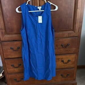 J. Crew Blue Sleeveless Tank Top
